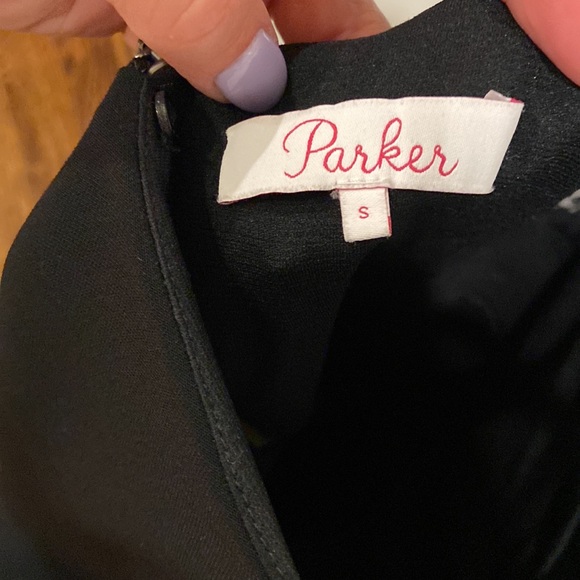 Parker black peplum dress - Picture 3 of 4